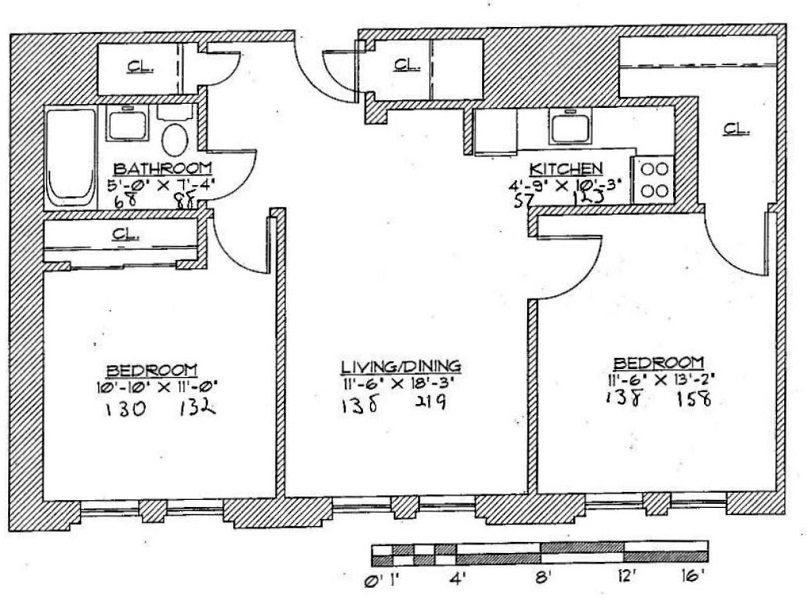 638 Congress Street 1 or 2 bedroom Affordable Rent Portland