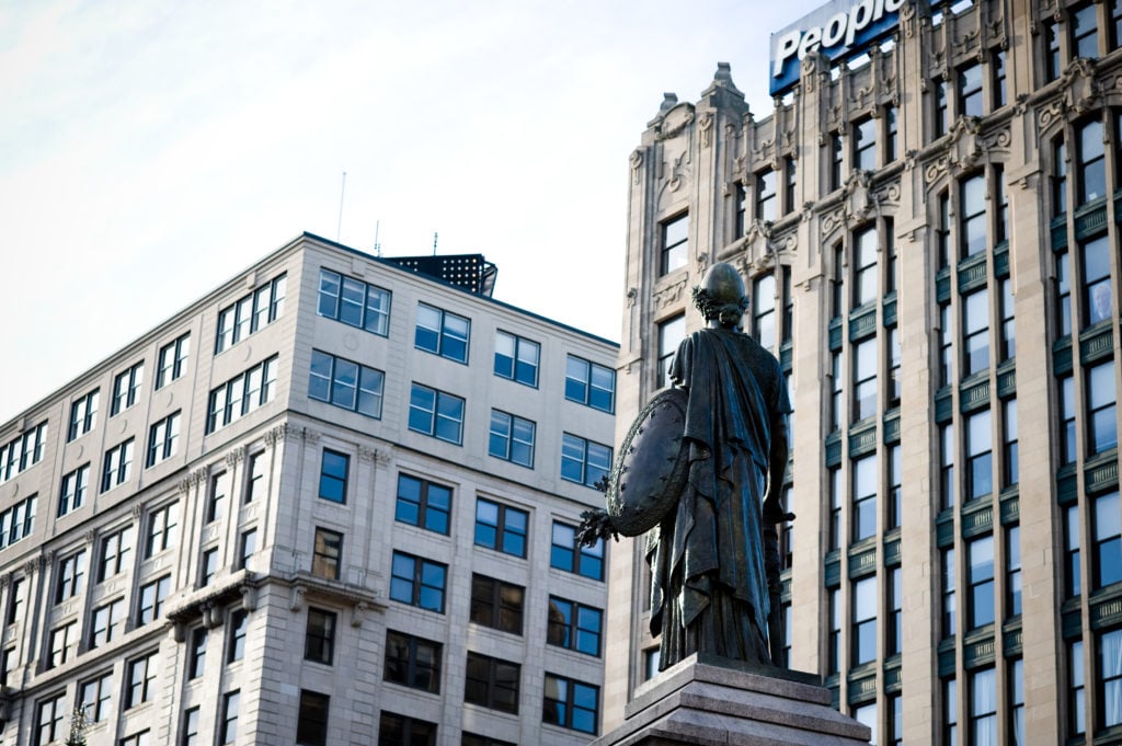 Statue in Downtown Portland